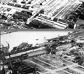 1960 Aerial Views of Palmer's Shipyard Engineering Shed.