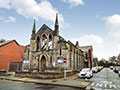 Image of Park Methodist after the fire. Photo: Pattinson Auction.