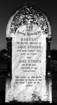 Robert and Jane's headstone Robert and Jane's headstone