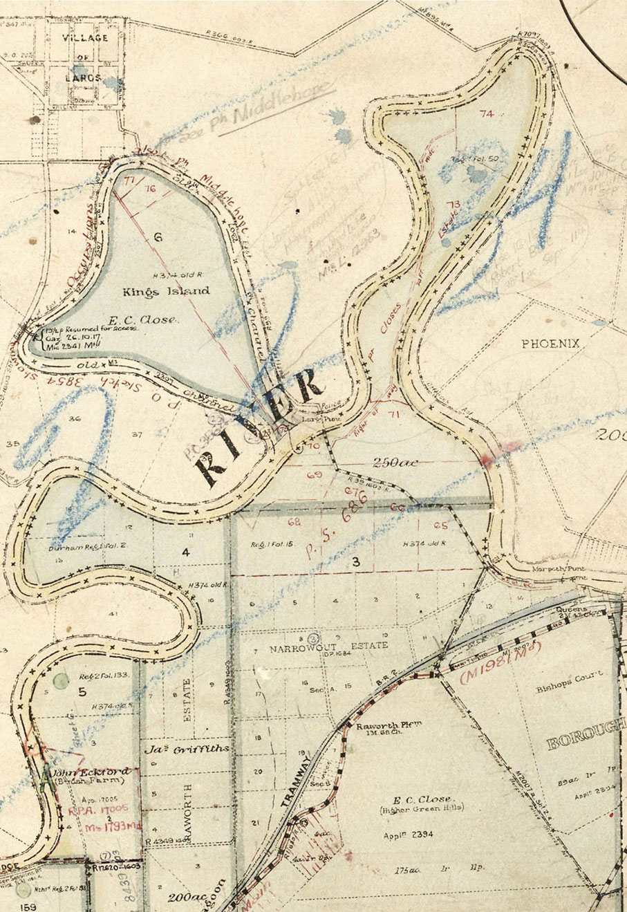 Image of 1920 Middlehope Parish Map.