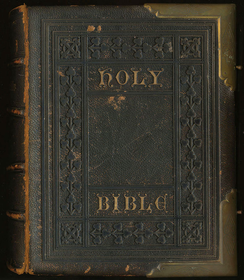 George FOSTER Family Bible. Image of George FOSTER Family Bible