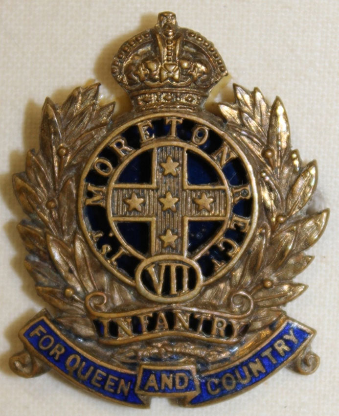 Image of Badge of the 7th Infantry (Moreton Regiment).