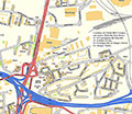 Image of street map of Glasgow.