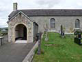 Image of Entrance porch of Lissan Parish Church notice board. Photo: Keith Ison.
