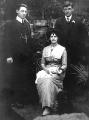 Image of Maggie with her husband Percy Gates and nephew Hedley Gates.