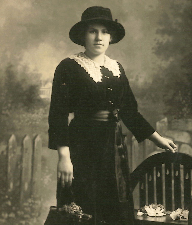 Image of young Mildred STRONG. 
