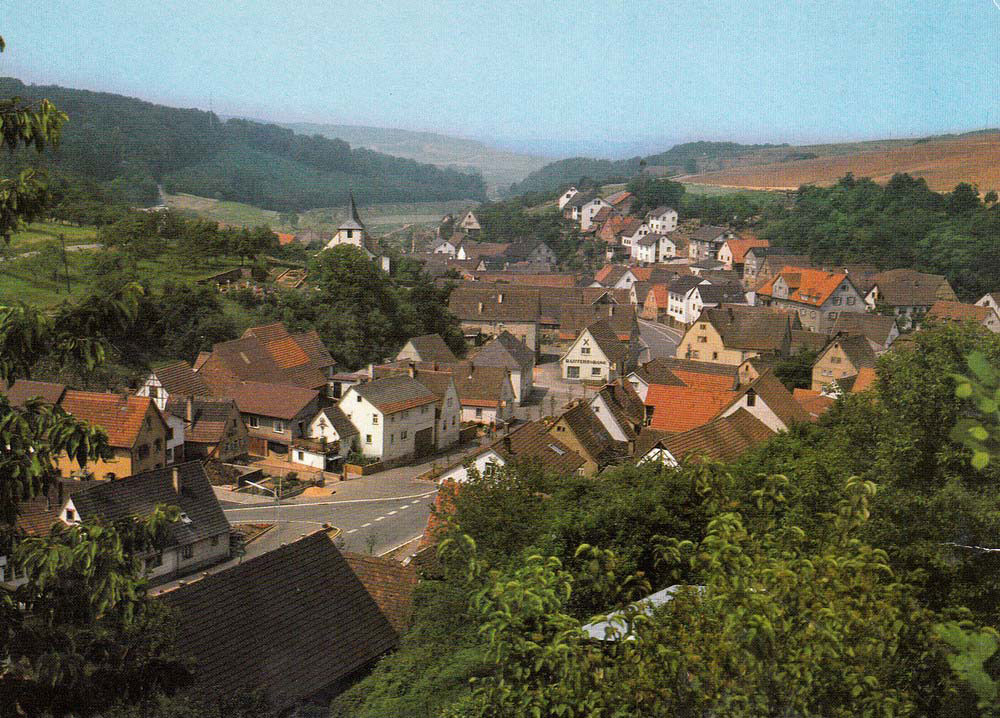 View of Kembach, Wertheim, Baden, Germany. Photo: Gerhard Klinger of Höhefeld, Germany.