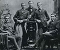 Image of the five sons of Dr Henry Lindeman.