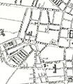 Image of Belfast map showing were Robert Lived and worked.