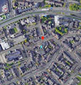 Image of satellite view of present day Belfast