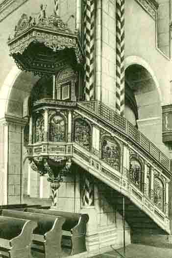 Image of Goslar Marktkirche pulpit.