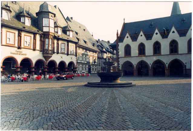 Image of Goslar market square.
