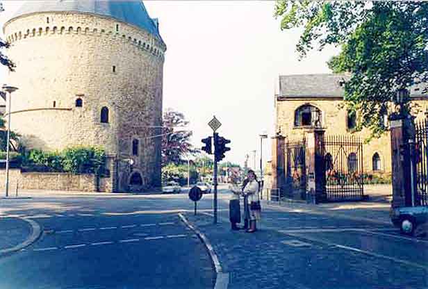1990: Photo of Goslar fortification. Image of Goslar fortification.