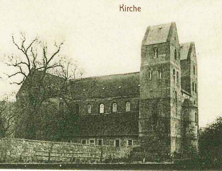 Image of Fredelsloh: Postcard of the Klosterkirche (Monastery Church)