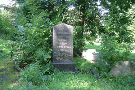 Grave of Joseph LANE, Jane LANE & Family at Jarrow Cemetery