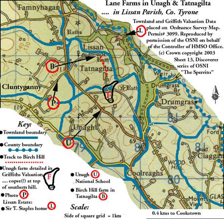 Ordnance Survey (OSNI) map