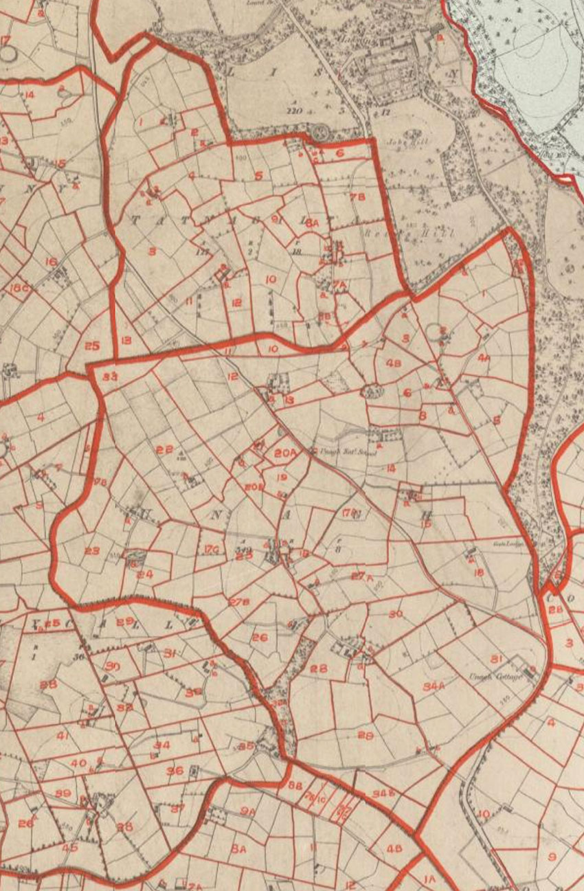 Image of excerpt from 1860 Griffiths maps