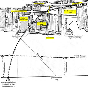 Image of path of the Zeppelin… part 2.